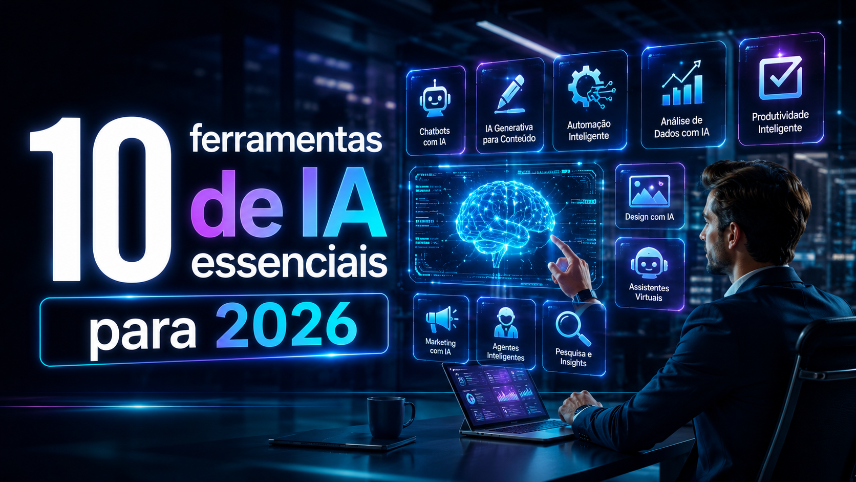 10 ferramentas de IA essenciais para 2026
